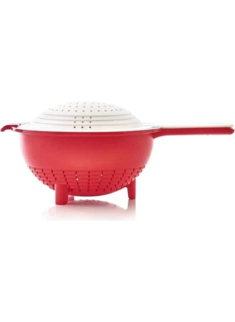 Tupperware Double Strainer Red (2 Liters - 400 ml)