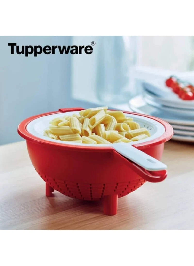 Tupperware Double Strainer Red (2 Liters - 400 ml)