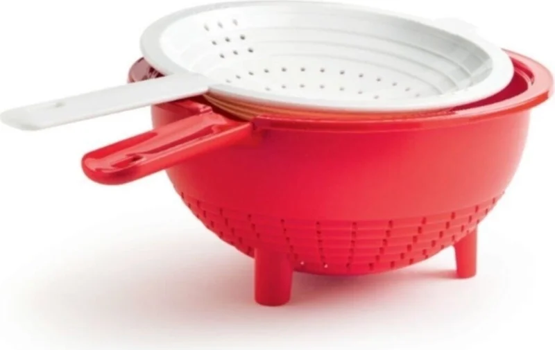 Tupperware Double Strainer Red (2 Liters - 400 ml)