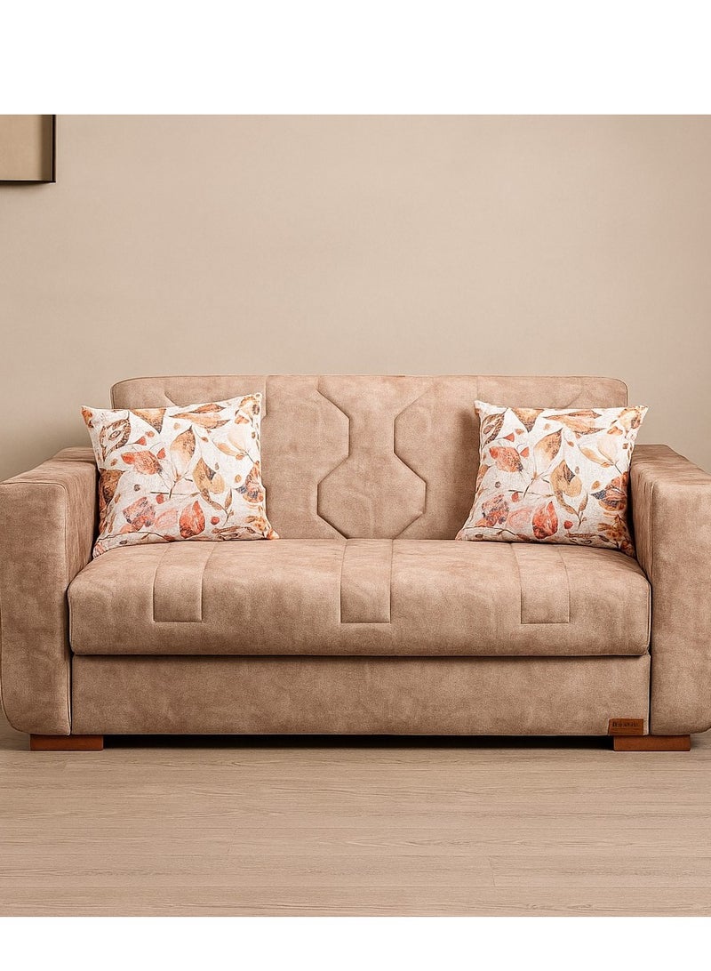 Aldora - Sofa Bed 2-Seater - Galaxy Beige - Image 1