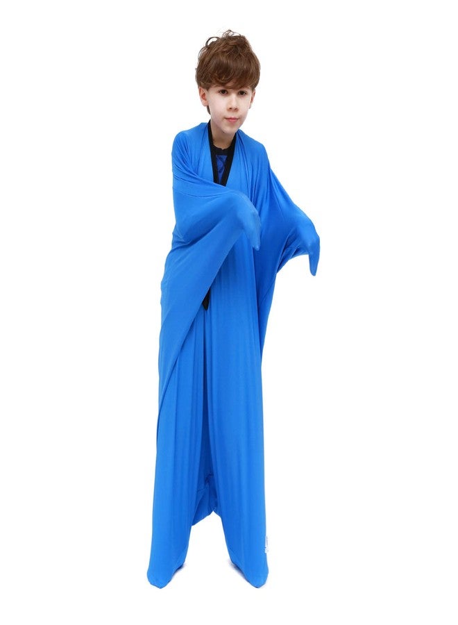 SANHO Dynamic Movement Sensory Body sock, Large,9-12 years old,56''HX28''W,Good for Height:52"-61",Updated Version,Blue - Image 1