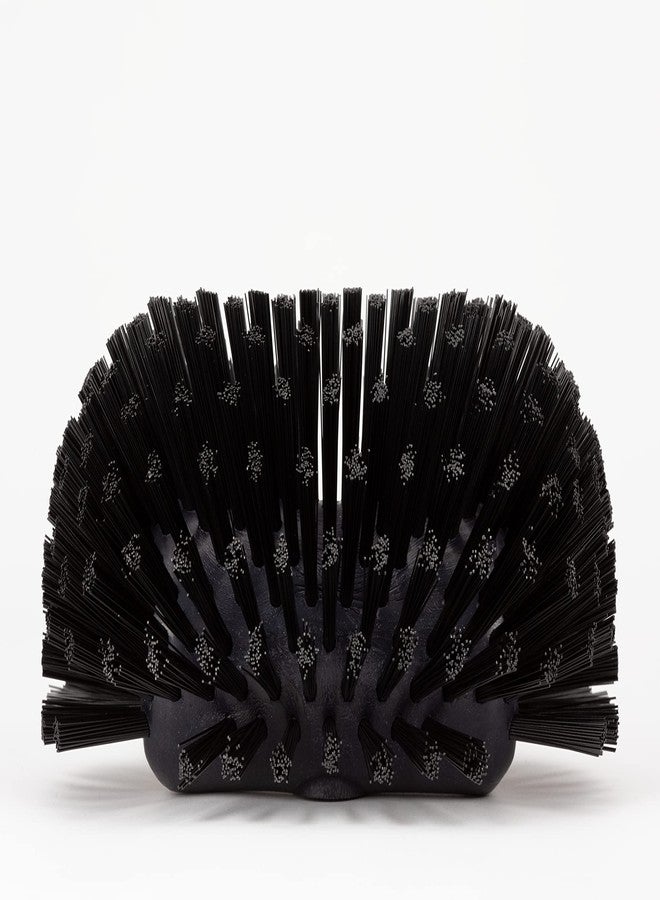 SPARTA Tank and Kettle Scrub Brush Heavy-Duty Tile Brush, Color-Coded and Handle Compatible (Sold Separately) for Optimal Access In Spacious Containers, Plastic, 5.5 X 9.5 Inches, Black - Image 1