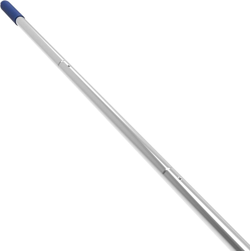 POOLWHALE 10.5 Foot Premium Aluminum Telescopic Swimming Pool Pole, Special Stripes Texture Strong Grip, Adjustable 8 Pieces 1.0 mm Expandable Step-Up, for Skimmer Nets, Vacuum Heads and Brushes - Image 1