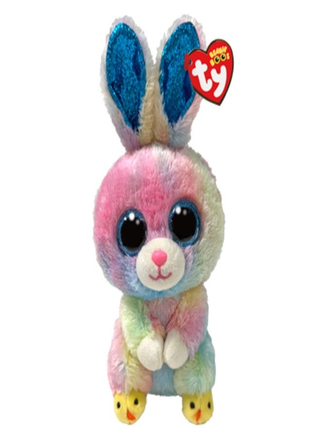 Ty Beanie Boo TWITCHES The Colorful Easter Bunny - 6" - Image 1