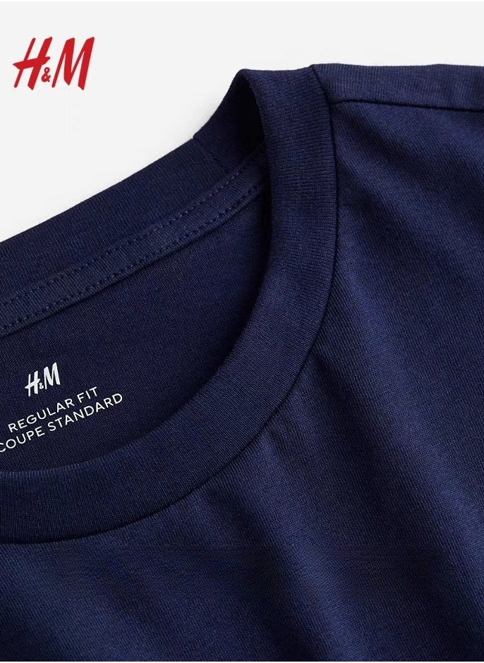 H and M - New HM Casual Loose Cotton Short Sleeved Shirt - Image 1