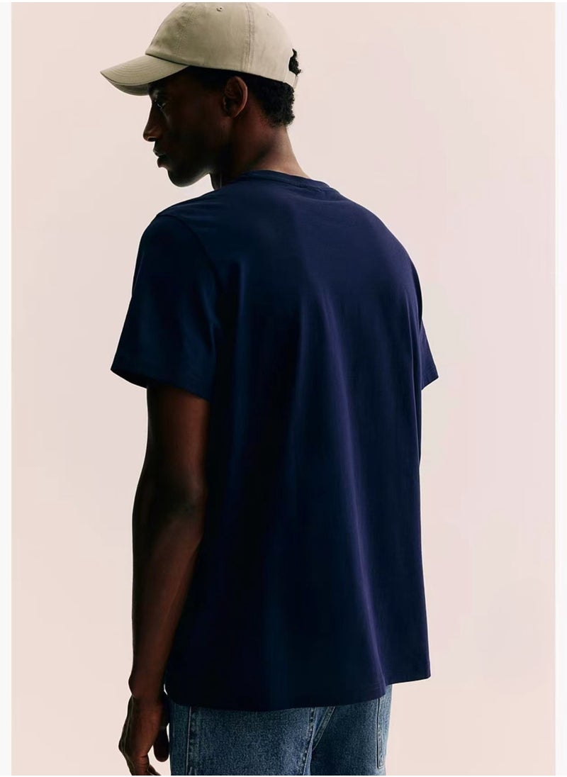 H and M - New HM Casual Loose Cotton Short Sleeved Shirt - Image 1