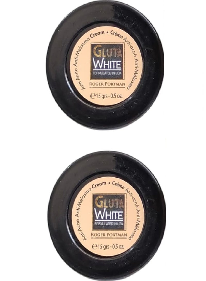 Gluta White 2 pieces Anti- Acne and Anti-Melasma Cream 2X 15gm - Image 3