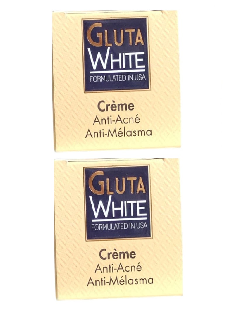 Gluta White 2 pieces Anti- Acne and Anti-Melasma Cream 2X 15gm - Image 2