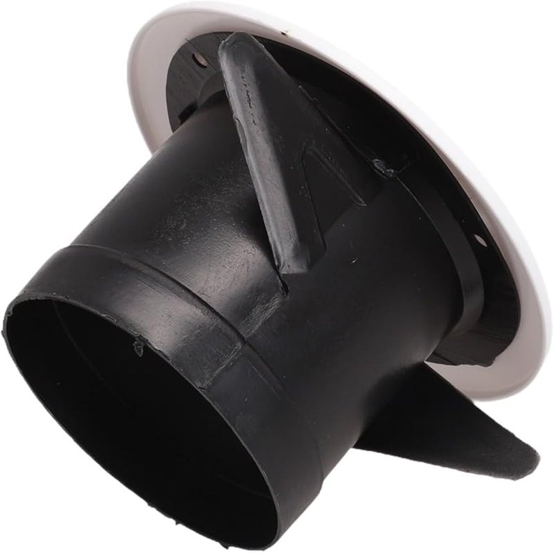 White ABS Adjustable Ventilation Grille Wall Interior Vent Cover 75mm Easy Installation - Image 3