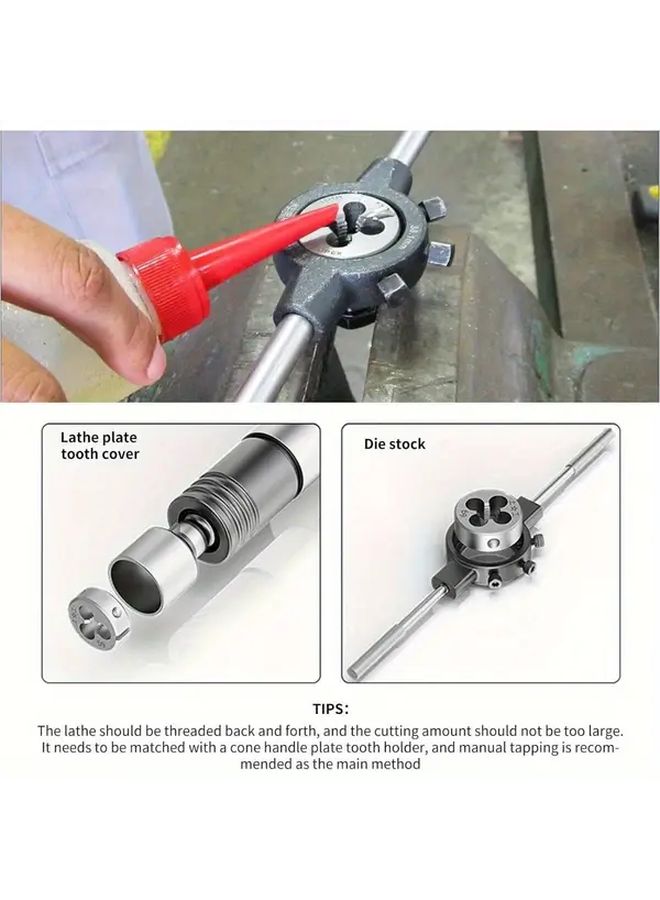 M10x1 Metric Threaded Drill Bit Set Carbide Silvery Precision Cutting Tool - Image 5
