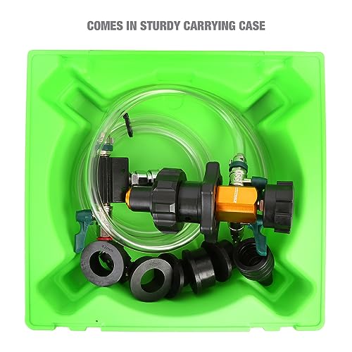 OEMTOOLS 24444 Cooling System Refiller AirEvac Kit, Quickly Refill Cooling Systems, Eliminate Trapped Air, Prevent Engine Damage, Universal Adapter, Leak Test, Includes 5 Bushings & Storage Case - Image 2