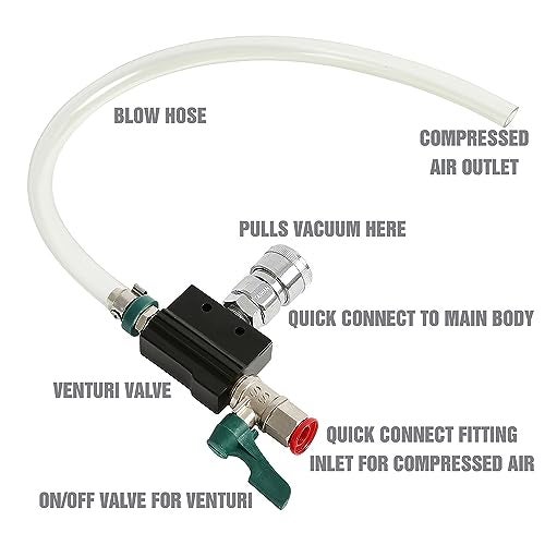 OEMTOOLS 24444 Cooling System Refiller AirEvac Kit, Quickly Refill Cooling Systems, Eliminate Trapped Air, Prevent Engine Damage, Universal Adapter, Leak Test, Includes 5 Bushings & Storage Case - Image 4