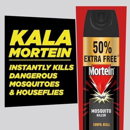 Mortein 625 ml - Flying Insect Killer - Fly & Mosquito Killer Spray| Instant Mosquito Killer | Fresh Natural Fragrance | 100% Kill Guarantee | Mosquito Repellent, Killer & Spray - Image 2