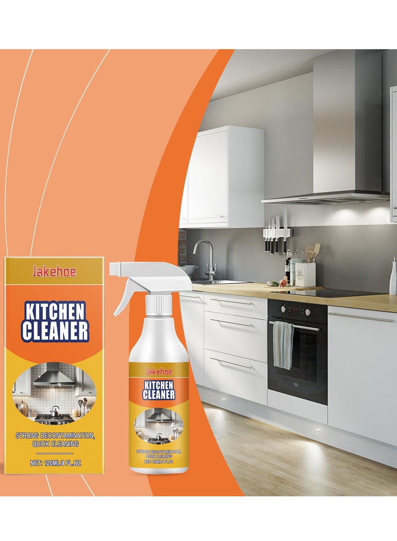 Jakehoe Jakehoe kitchen grease cleaner kitchen range hood stove oil stain cleaning multi-effect decontamination cleaner  - Image 1