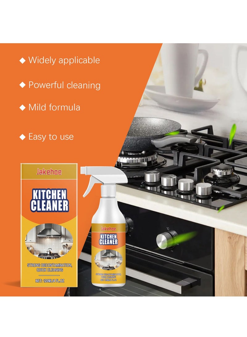 Jakehoe Jakehoe kitchen grease cleaner kitchen range hood stove oil stain cleaning multi-effect decontamination cleaner  - Image 4