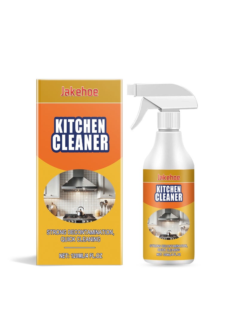 Jakehoe Jakehoe kitchen grease cleaner kitchen range hood stove oil stain cleaning multi-effect decontamination cleaner  - Image 5