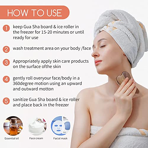 soulvinee Wooden Gua Sha Board Wood Body Massager Guasha Tool for Face Body Massage SPA Acupuncture Trigger Point Treatment Natural wooden Heart Shape pc of 1 - Image 4