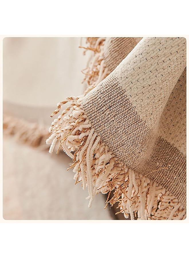 إيروريكس غطاء أريكة مزدوج الوجه من قماش الشنيل، غطاء أريكة أنيق، غطاء أريكة من قماش الشنيل، منشفة، مادة الشنيل، غطاء أريكة مزدوج الوجه من قماش الشنيل، متوفر على كلا الجانبين، مقاس 180*180 - Image 4