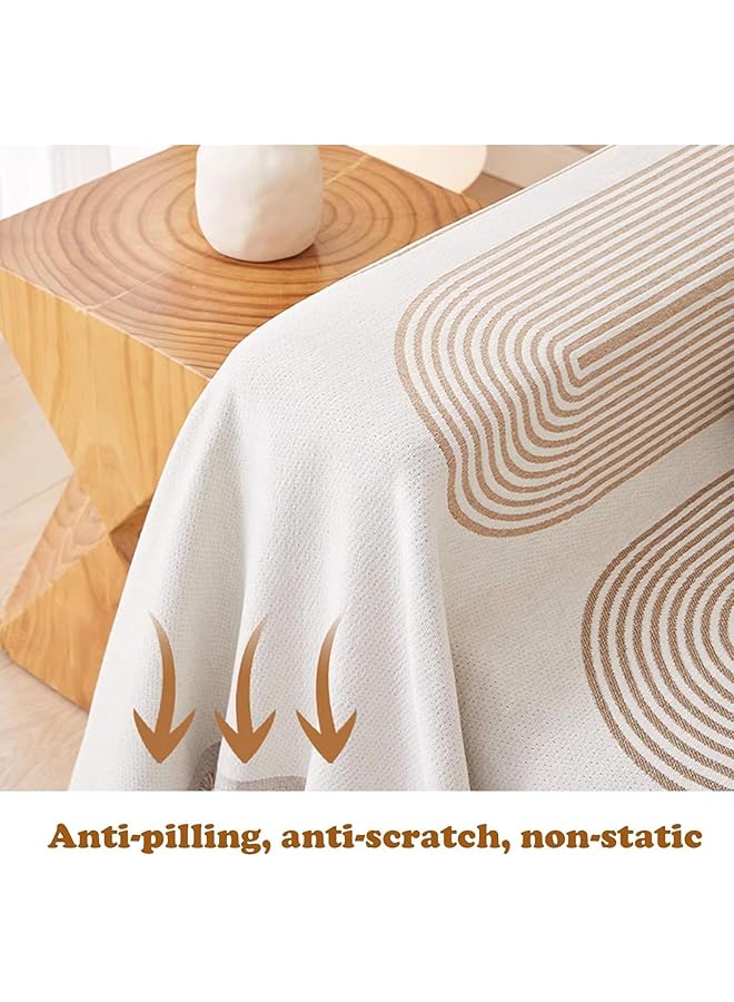 إيروريكس غطاء أريكة مزدوج الوجه من قماش الشنيل، غطاء أريكة أنيق، غطاء أريكة من قماش الشنيل، منشفة، مادة الشنيل، غطاء أريكة مزدوج الوجه من قماش الشنيل، متوفر على كلا الجانبين، مقاس 180*180 - Image 5