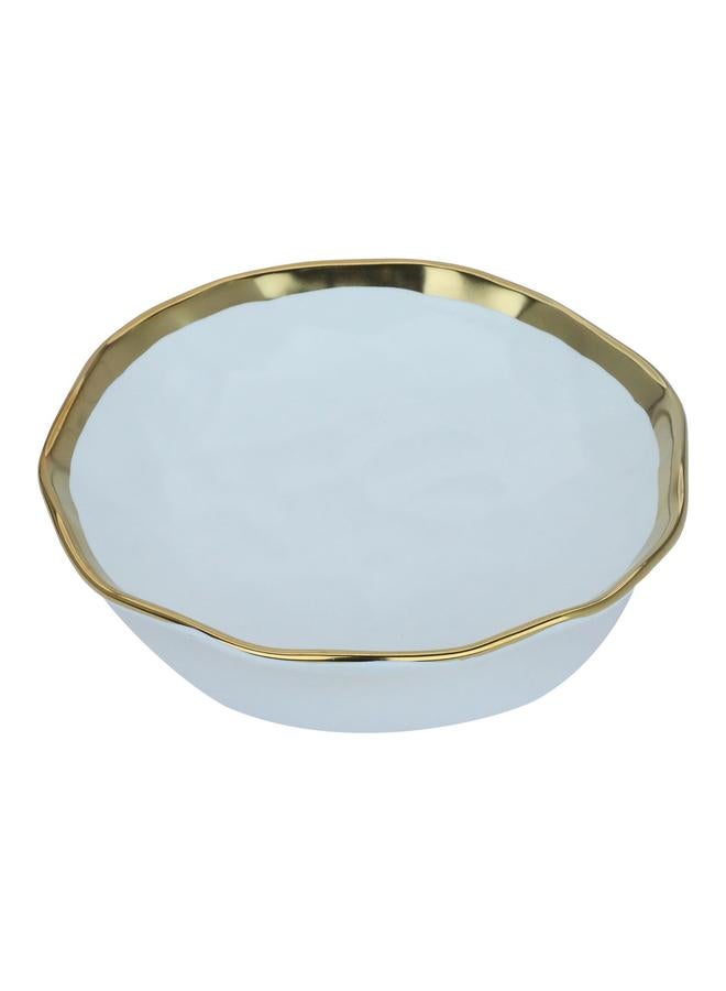 السيف  طبق تقديم من البورسلين مقاس 8 بوصات، أبيض - Image 1