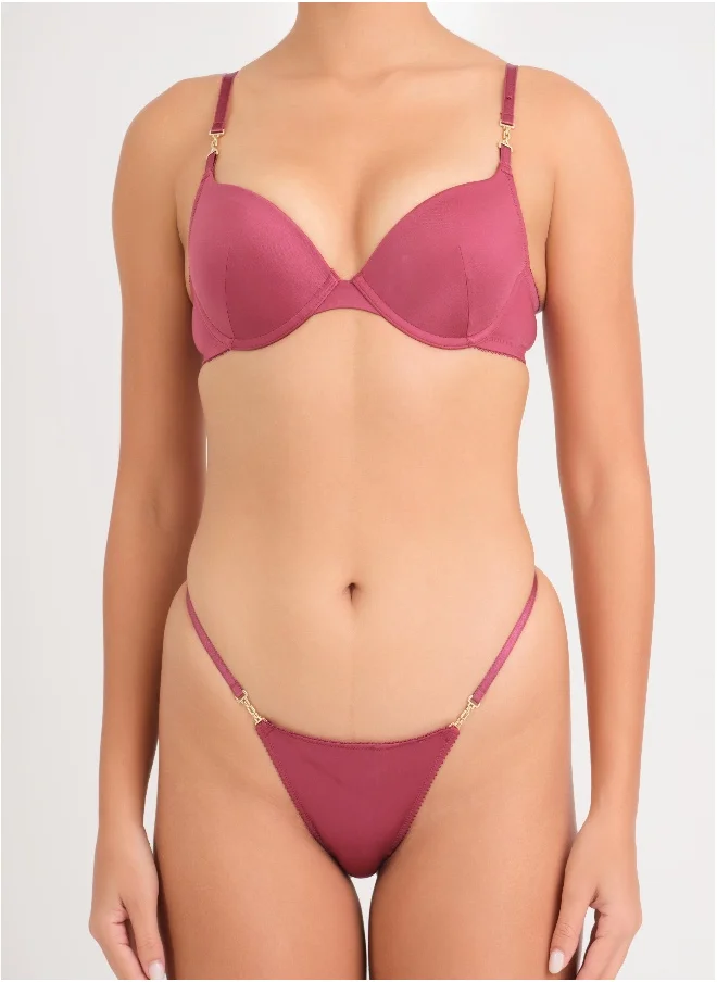 Isla & Evie Isla & Evie Everyday Plunge Pushup Bra