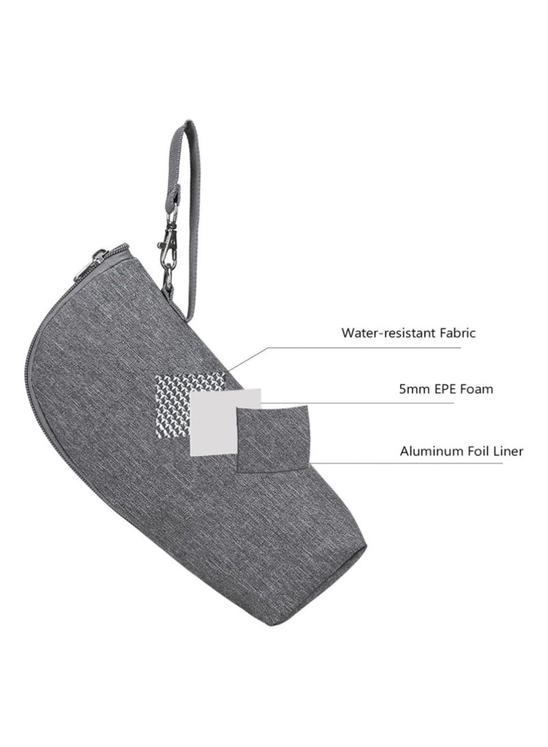 Insulated Baby Bottle Bag, Easy Carry Warmer Bag for Baby Bottles, Waterproof Feeding Bottle Warmer Bag with Lanyard, Bottle Warmer Bag for Baby Food Breastmilk Storage - Image 5