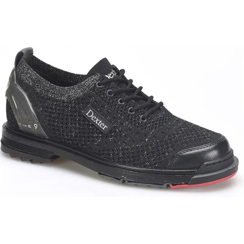 Dexter Women's The 9 Knit ST Bowling Shoes (for Right and Left Handed Bowlers. Women's Shoe Sizing) - Black/Silver 7.5 - Image 2