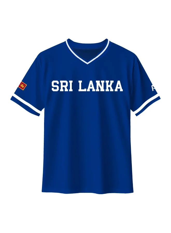 Baseball United Sri Lanka Baseball National Team Kids' Lifestyle V-Neck Jersey