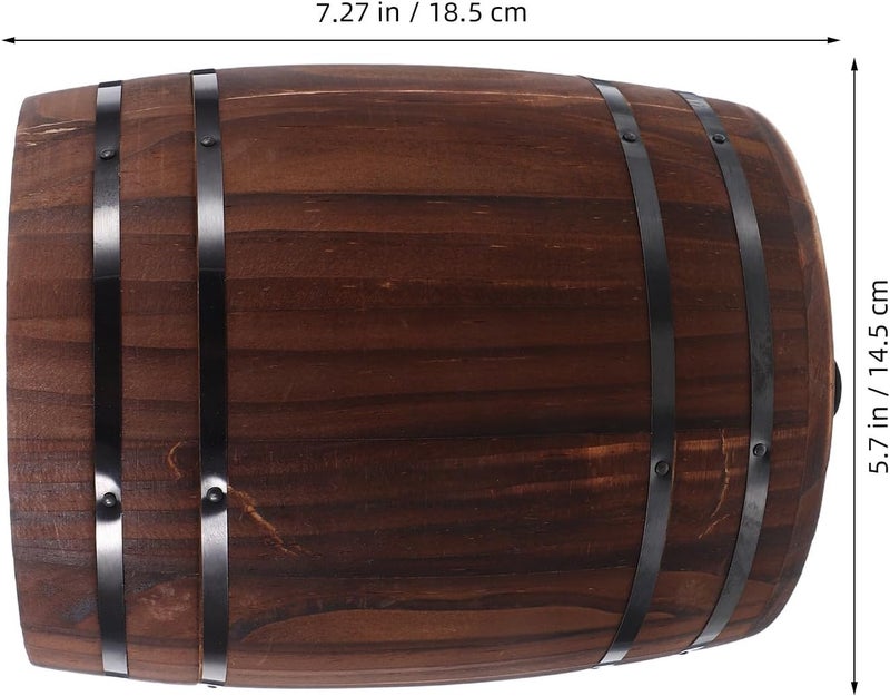 سلة تخزين عيدان الطعام الخشبية وحامل أدوات المطبخ، منظم أدوات الطعام الريفية لتنظيم أدوات المائدة في غرفة الطعام، مقاسات 7.27×5.7×5.7 بوصة - Image 2