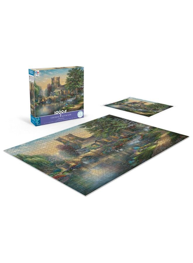 Ceaco Thomas Kinkade Willow Wood Chapel 1000 Piece Jigsaw Puzzle - Image 5