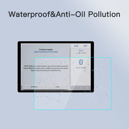 Carwiner Screen Protector for 2021-2024 2025 Ford F-150 12In Navigation Display Tempered Glass F150 SYNC4 Touchscreen Protector Accessories (HD) - Image 3