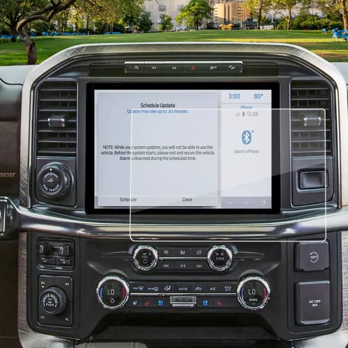 Carwiner Screen Protector for 2021-2024 2025 Ford F-150 12In Navigation Display Tempered Glass F150 SYNC4 Touchscreen Protector Accessories (HD) - Image 1