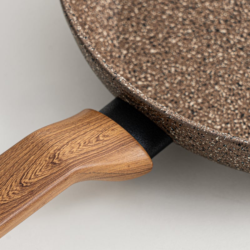 Alberto aluminium 7pcs cookware set, brownstone - Image 2