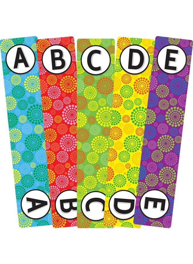 Really Good Stuff - Classroom Library Alphabet Book Dividers - 26 Assorted Color Dividers For Organizing Books - Teacher Supplies For Classroom And Bookshelf Markers For Shelves - Image 1
