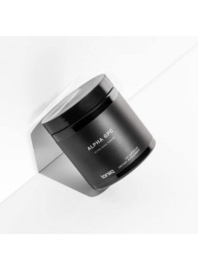 Toniiq كبسولات ألفا جي بي سي عالية النقاء 600 مجم تركيبة مركزة بنسبة 99%+ نقية للغاية ومتوفرة بيولوجيًا بدرجة عالية، 120 كبسولة من مكمل ألفا جي بي سي - Image 4