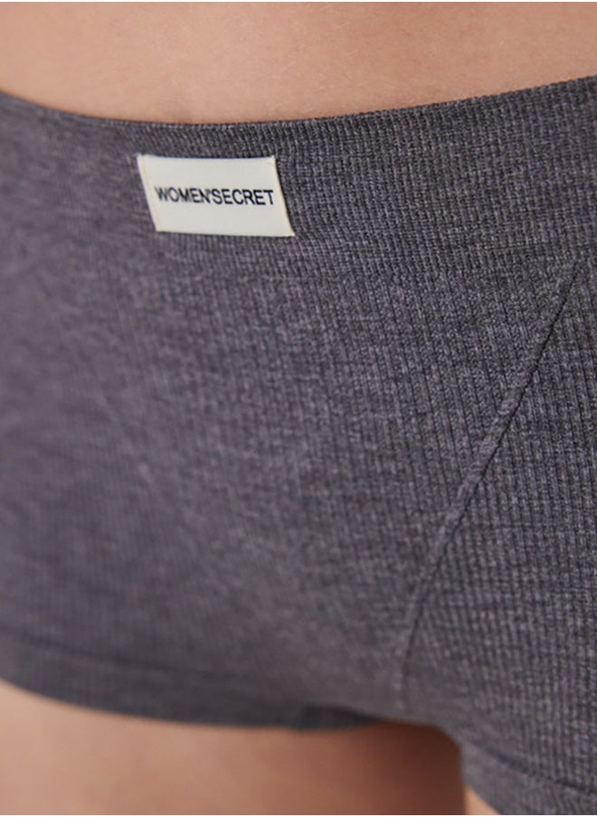 women'secret Seamless Ribbed Culottes  - Image 5