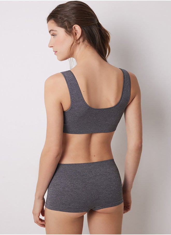 women'secret Seamless Ribbed Culottes  - Image 3