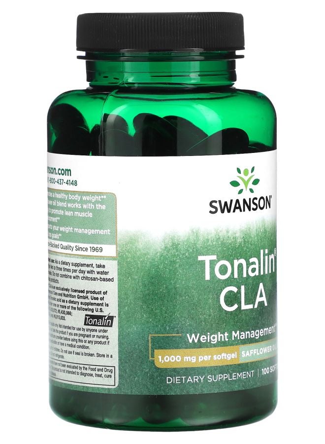 SWANSON Tonalin CLA 1000 mg 100 Softgels - Image 2