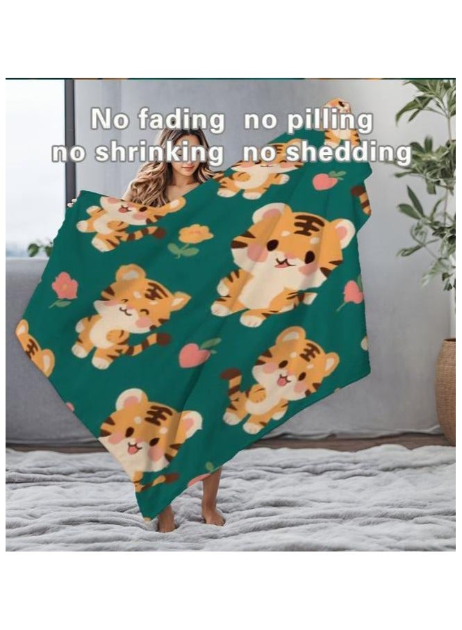 عام بطانية رقيقة من الفانيلا الكرتونية للأطفال أو الطلاب (دافئة ومريحة ومناسبة للنوم والألعاب) 100 سم * 150 سم - Image 1