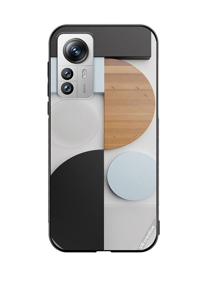 VR CREATIVE Protective Case Cover For Xiaomi 12X Abstract Design Multicolour - Image 1