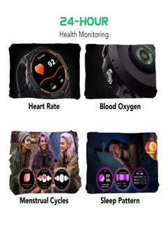 BLACK SHARK GS3 Sports Smartwatch, Two Dual Tone Straps, 1.43’’ AMOLED Display, LED Flashlight, 18 Days Long Battery Life, 5ATM Water Resistance. 120 Sport Modes, Built-in GPS,  Health Tracking Watch -  Purple/White  - Image 5