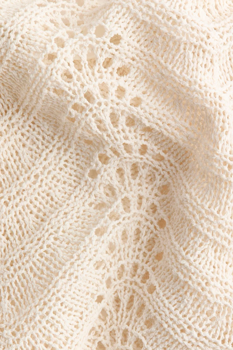 H&M Pointelle-knit halterneck top