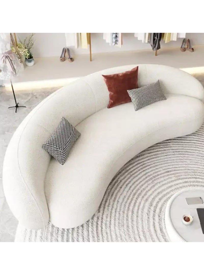 Ripple FURNITURE Glff Design Couches Living Room Sectional Fabric Sofa White Sofa Set Furniture Modern Chaise Modular Sofa 3+1 Seater  - Image 4