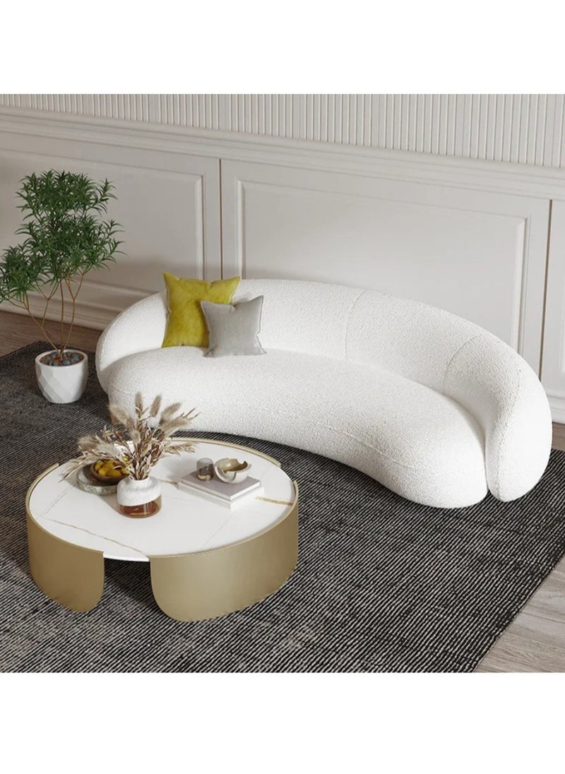 Ripple FURNITURE Glff Design Couches Living Room Sectional Fabric Sofa White Sofa Set Furniture Modern Chaise Modular Sofa 3+1 Seater  - Image 3