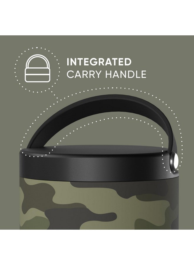 Hydrapeak 32oz Stainless Steel Vacuum Insulated Thermos Food Jar | Thermos for Hot Food and Cold Food, Wide Mouth Leak-Proof Soup Thermos for Adults, 10 Hours Hot and 16 Hours Cold (Camo) - Image 2