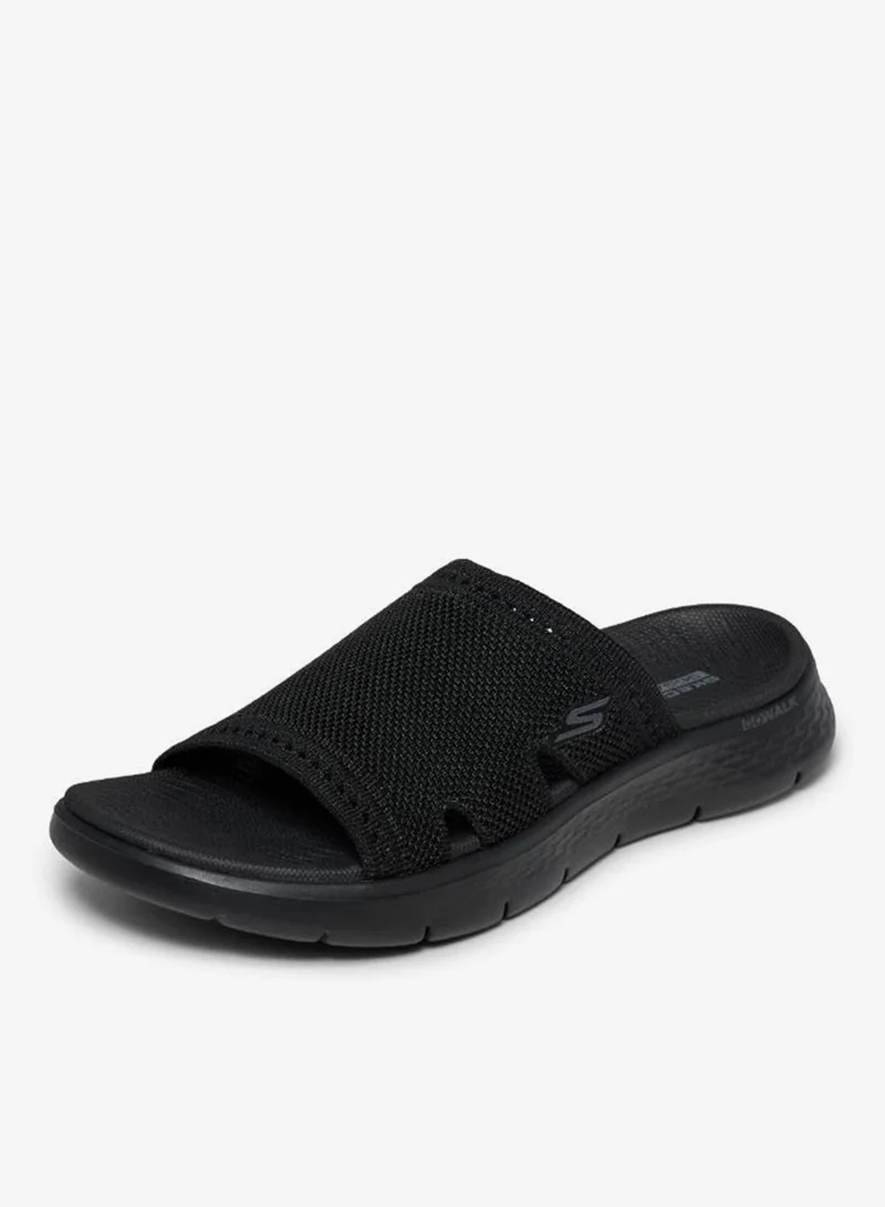 Skechers BLACK TEXTILE Go Walk Flex Sandal for Women | Best Price UAE