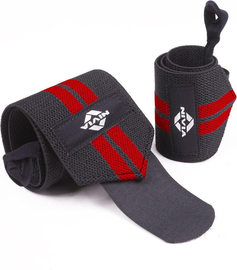 Nivia Adjustable Wrist Supporter with Thumb Loop - Image 1