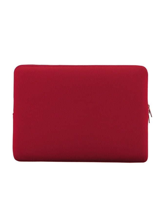 NIBEMINENT Zipper Soft Sleeve Bag Case For Macbook Pro Red  - Image 2