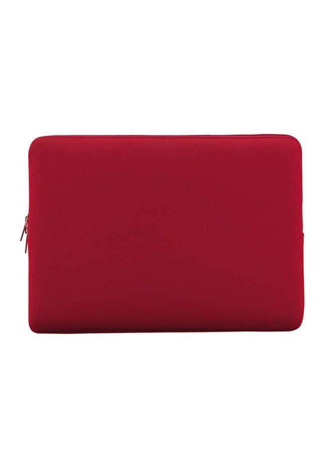 NIBEMINENT Zipper Soft Sleeve Bag Case For Macbook Pro Red  - Image 1