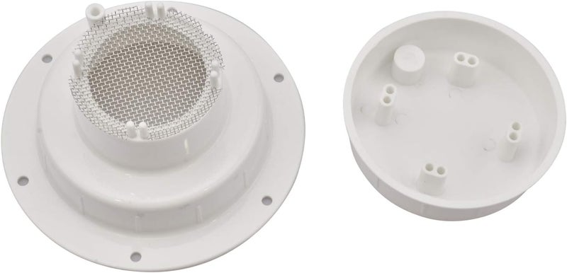 RVMATE Plumbing Vent Kit with Screen, Camper Vent Cap Replacement, RV Sewer Vent Cap for 1 to 2 3/8" Pipe, White - Image 1